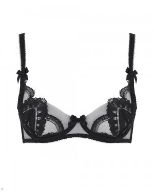 Agent Provocateur Alysia Balconette Underwired Women's Bras Black | OQWAFGC-26