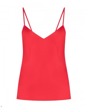 Agent Provocateur Arlette Camisole Women's Pyjamas Red | FTIZYOB-89