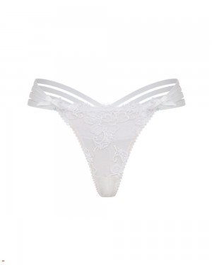 Agent Provocateur Dioni Women's Thong White | GELVPQJ-65