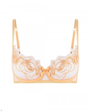 Agent Provocateur Lindie Balconette Underwired Women's Bras Brown | AQYVLSX-67