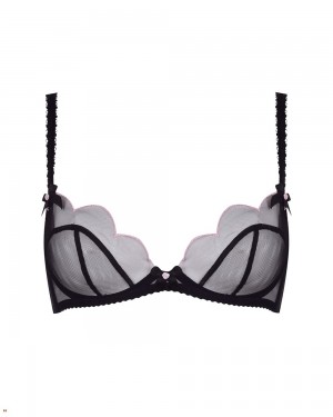 Agent Provocateur Lorna Plunge Underwired Women's Bras Black | KADFUET-67