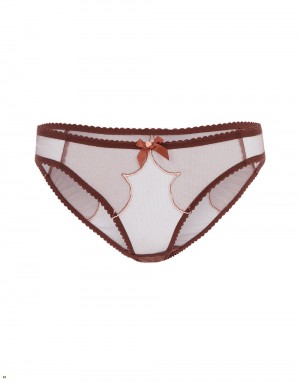 Agent Provocateur Lorna Women's Brief Brown | JOTKPDZ-50