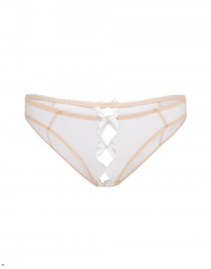 Agent Provocateur Lorna Women's Ouvert Beige | YQUNTWS-01