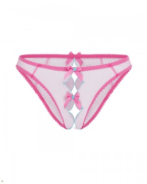 Agent Provocateur Lorna Women's Ouvert Pink | PXGARYQ-48