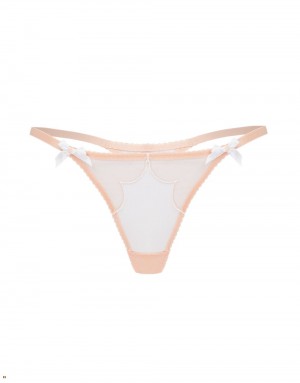 Agent Provocateur Lorna Women's Thong Beige | SENJTDK-87