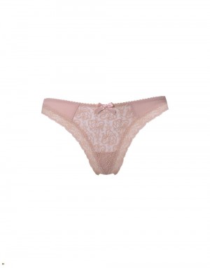 Agent Provocateur Mercy Women's Thong Pink | UHVRNSJ-89