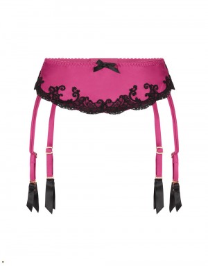 Agent Provocateur Molly Women's Suspenders Pink | KURBNJA-90