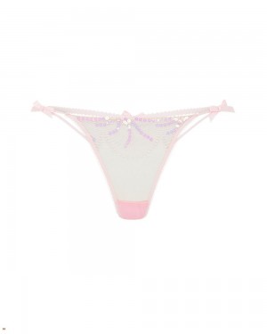 Agent Provocateur Quinny Women's Thong Pink | KWNQOYJ-98