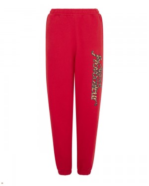 Agent Provocateur Rayley Jogger Women's Pants Red | MROAEQG-41