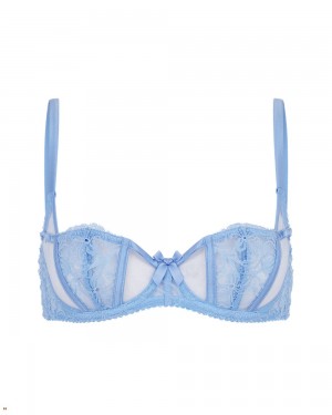 Agent Provocateur Rozlyn Balconette Underwired Women's Bras Blue | BIDCTXZ-05