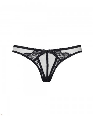 Agent Provocateur Rozlyn Women's Ouvert Black | EHACMNV-30