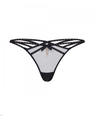 Agent Provocateur Rubi Women's Thong Black | ZBONQWT-93