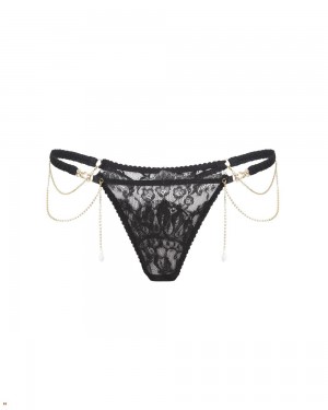 Agent Provocateur Tasmina Women's Thong Black | YWIJMRK-96