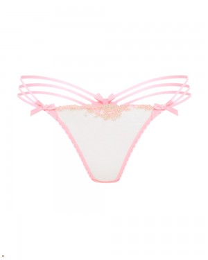 Agent Provocateur Tessy Women's Thong Pink | RGUYPMA-73