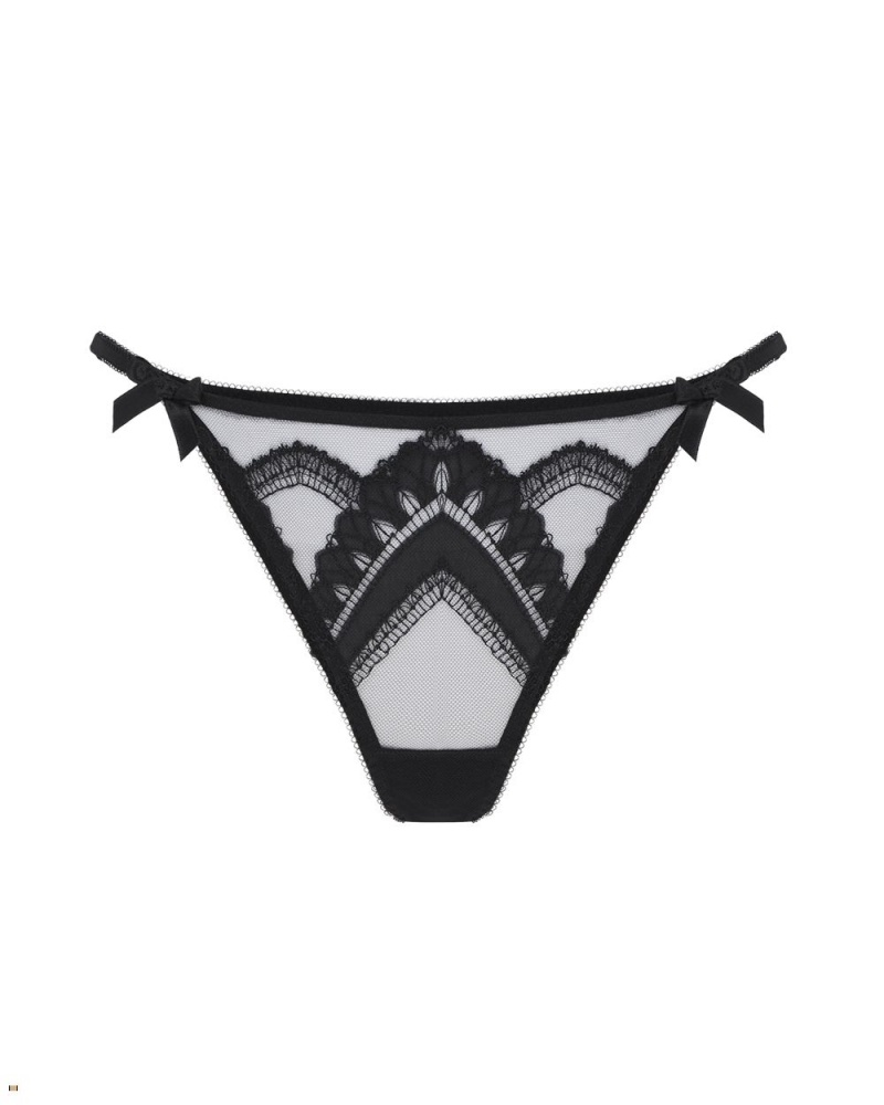 Agent Provocateur Alysia Women\'s Thong Black | CQOZYUE-16