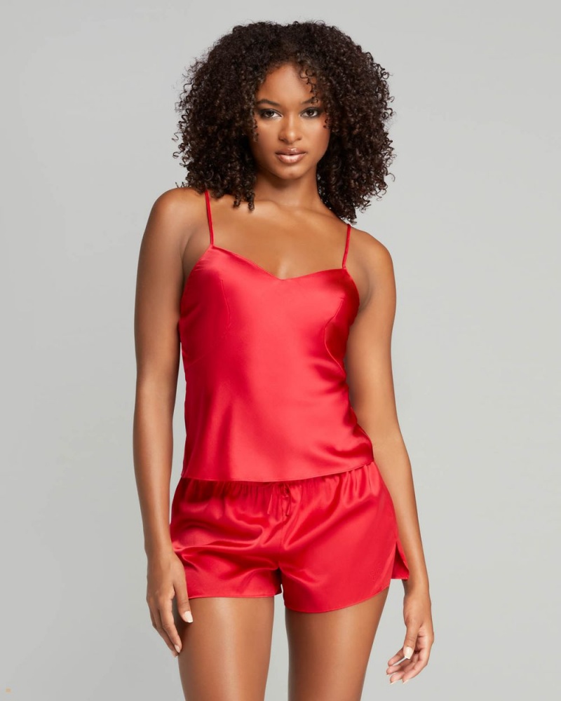 Agent Provocateur Arlette Camisole Women's Pyjamas Red | FTIZYOB-89