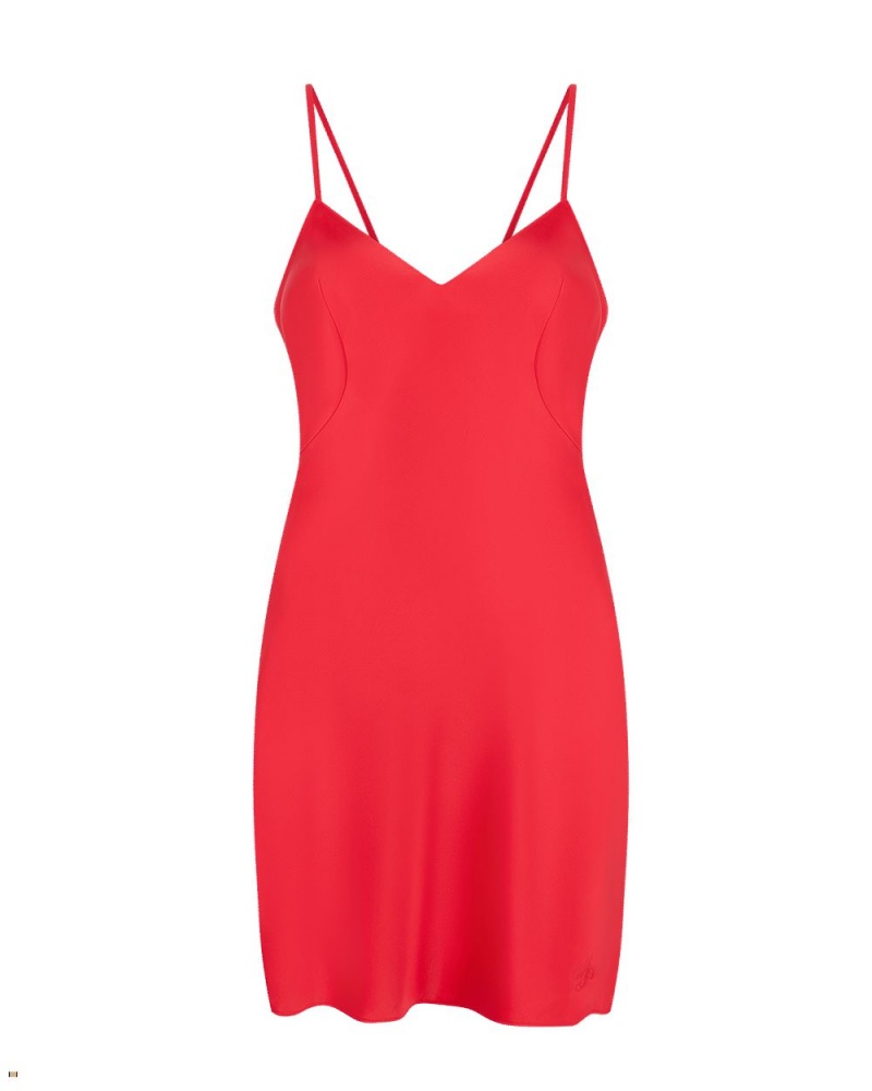 Agent Provocateur Arlette Short Women\'s Slip Red | UPWDOSI-20