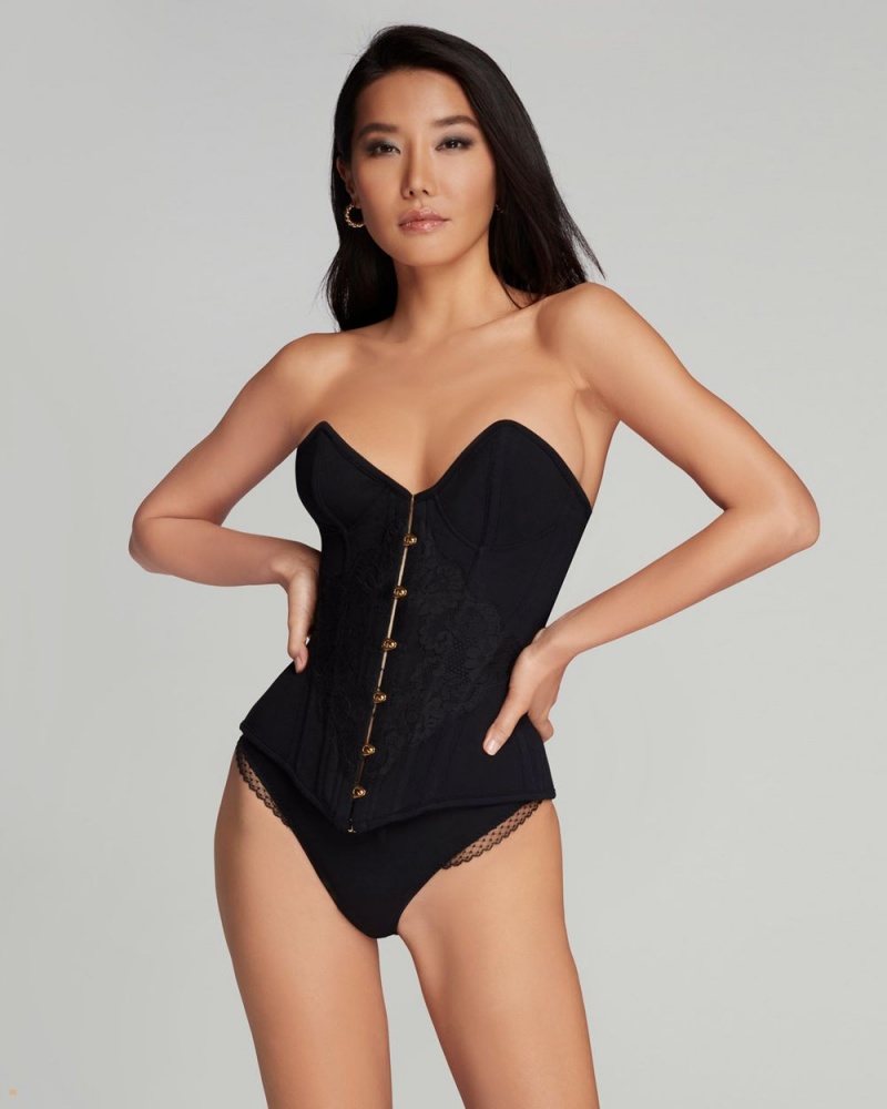 Agent Provocateur Carri Women's Corset Black | JDHLOIY-69