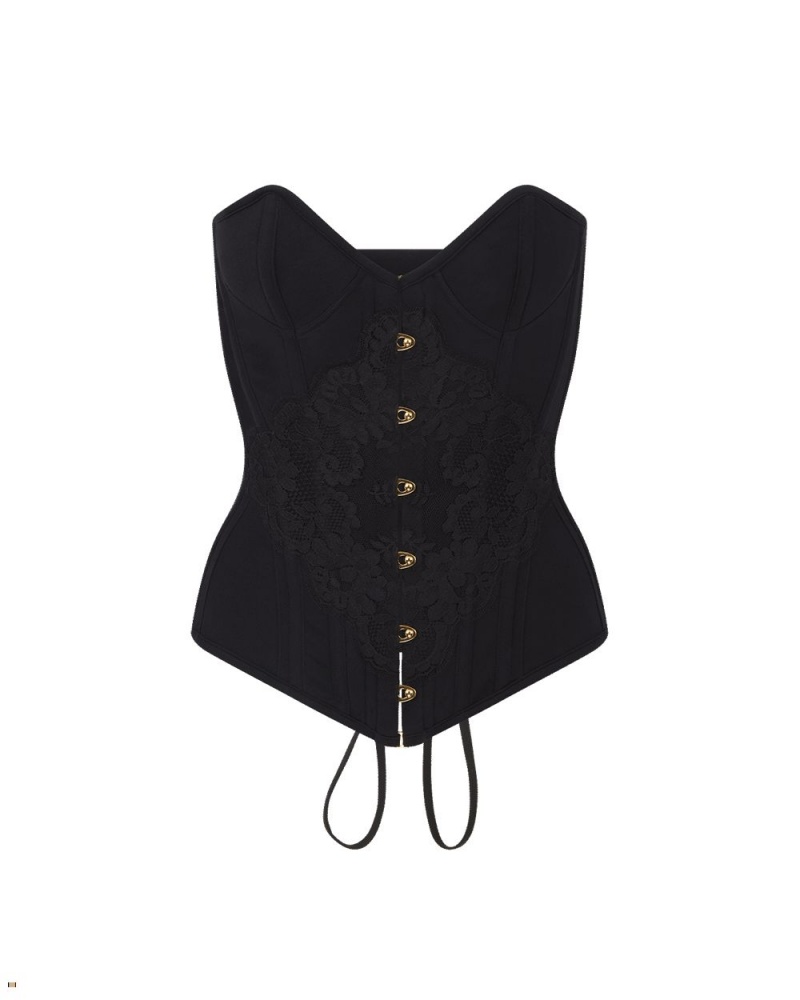 Agent Provocateur Carri Women\'s Corset Black | JDHLOIY-69