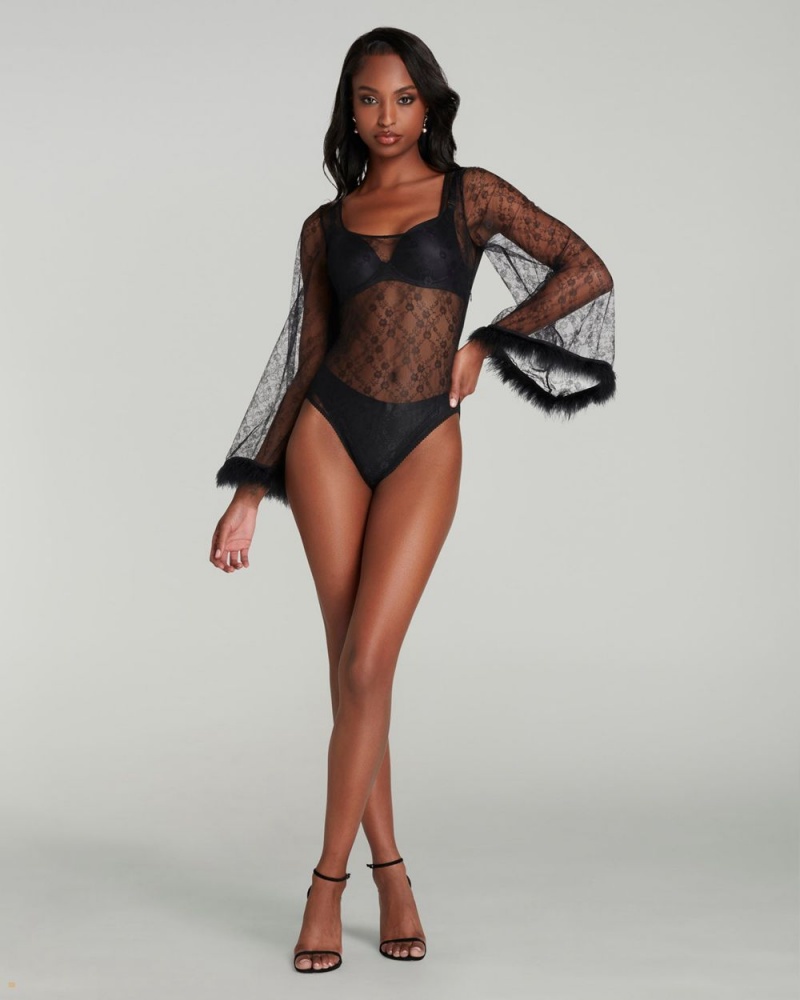 Agent Provocateur Courtnie Body Women's Tops Black | WGBKVDH-19