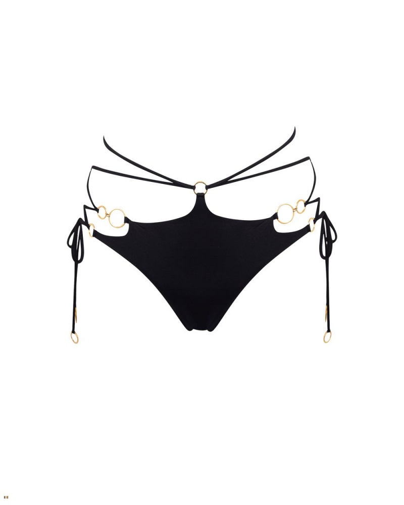 Agent Provocateur Davine Women\'s Bikini Bottom Black | QMWBKOI-60