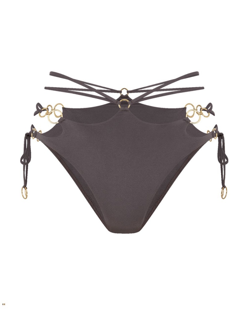 Agent Provocateur Davine Women\'s Bikini Bottom Grey | DJXLWPA-15