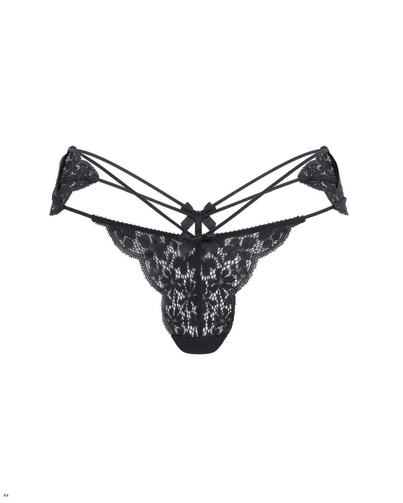 Agent Provocateur Dedee Women\'s Thong Black | QRTHLJG-05