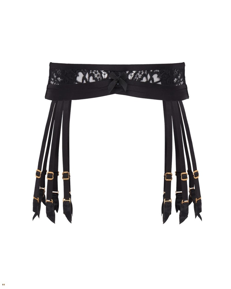 Agent Provocateur Dioni Women\'s Suspenders Black | WHENBUR-21