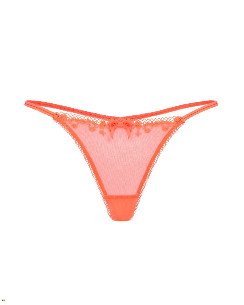 Agent Provocateur Florina Women\'s Thong Orange | XZJCSMD-84