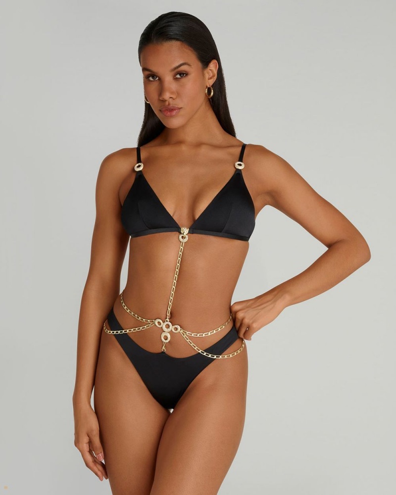 Agent Provocateur Haislee Women's Bikini Top Black | BQXNGHJ-48