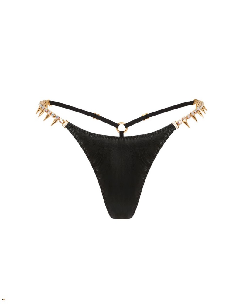 Agent Provocateur Harleigh Women\'s Thong Black | HLZIFDC-58