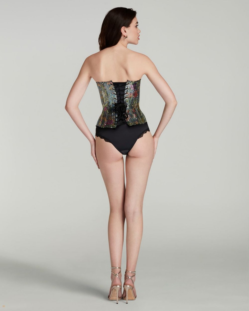 Agent Provocateur Izzi Women's Corset Multicolor | TMKRSDE-68