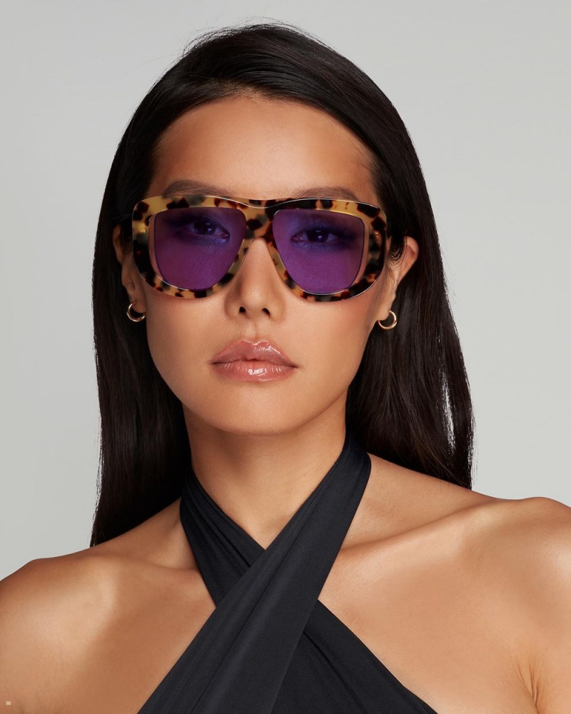 Agent Provocateur Karley Women's Sunglasses Purple | TZWUSMN-56