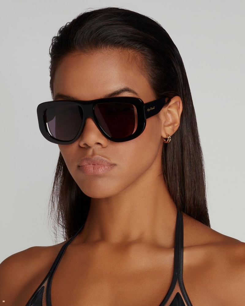 Agent Provocateur Karley Women's Sunglasses Black | LRAYDVJ-28