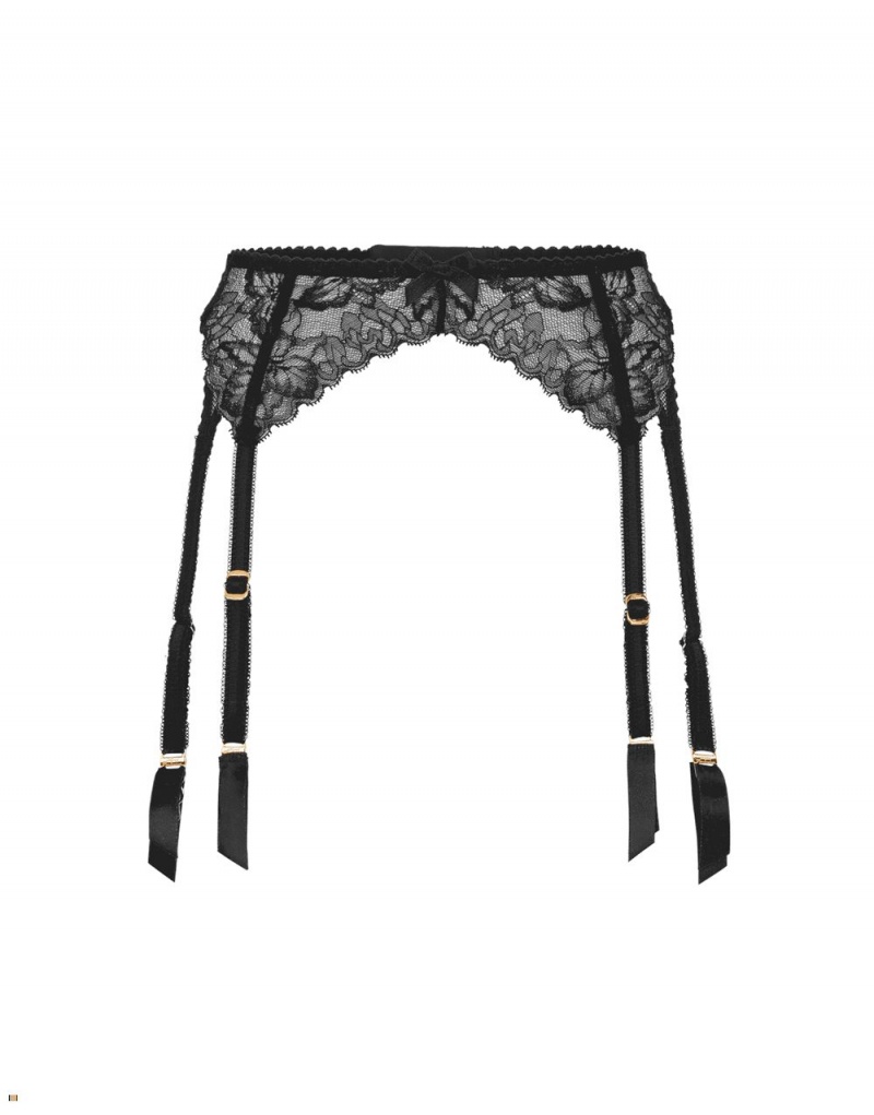 Agent Provocateur Leni Women\'s Suspenders Black | PCSVOBA-31