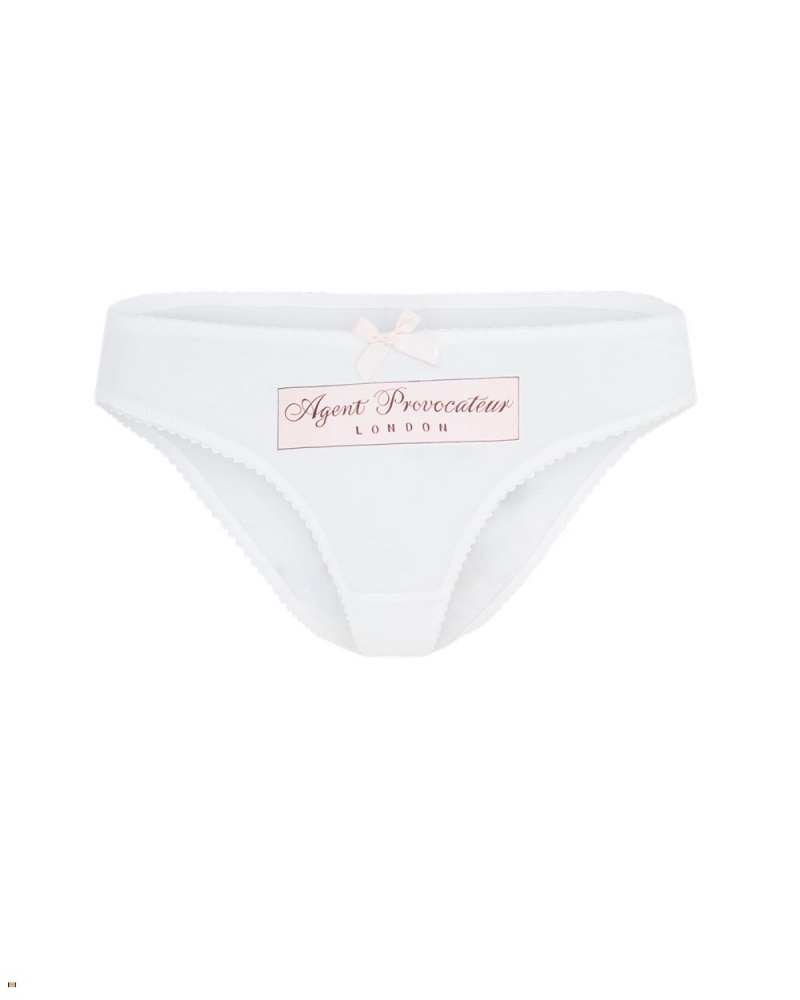 Agent Provocateur London Women\'s Brief White | AVGXDWT-97