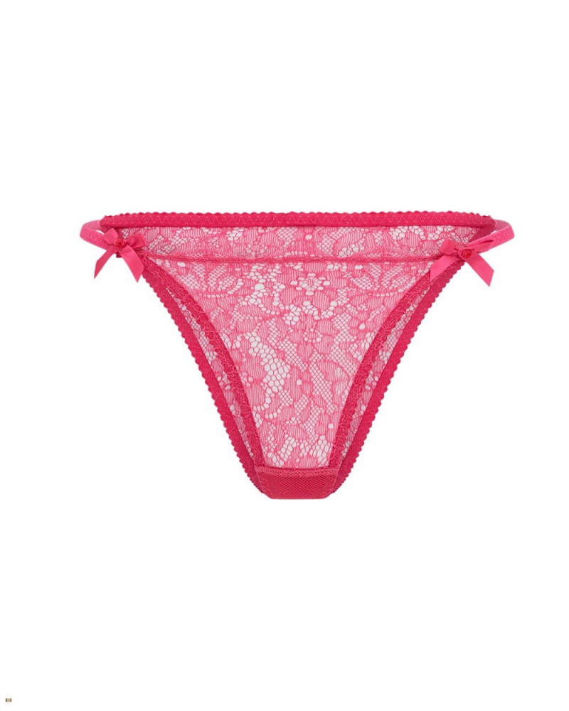 Agent Provocateur Lorna Lace Women\'s Brief Fuchsia | GHRKBEM-24