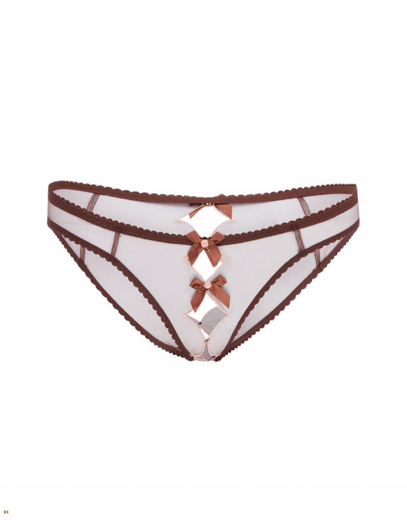 Agent Provocateur Lorna Women\'s Ouvert Brown | YOHLNCG-38