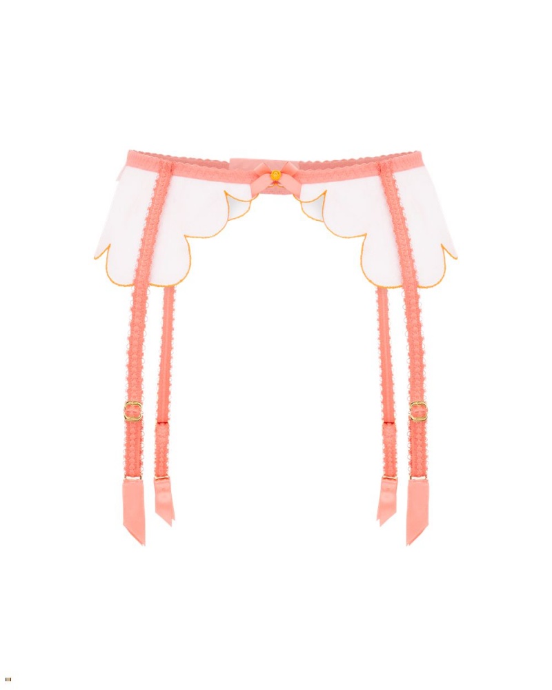 Agent Provocateur Lorna Women\'s Suspenders Coral | ERKAYZQ-78