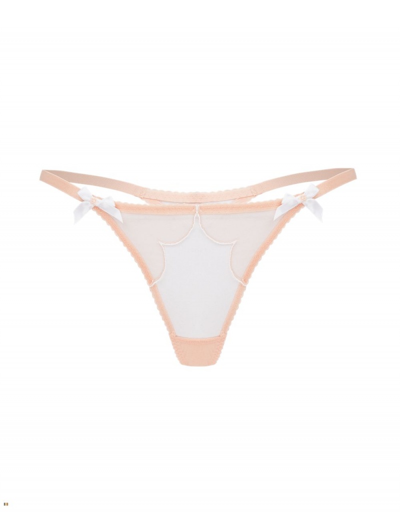 Agent Provocateur Lorna Women\'s Thong Beige | SENJTDK-87