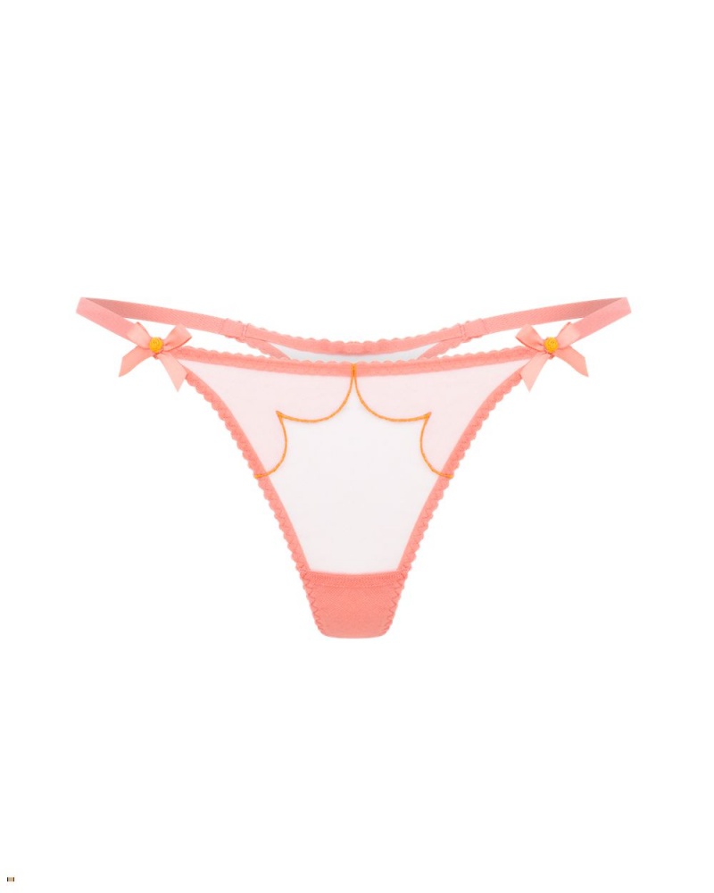 Agent Provocateur Lorna Women\'s Thong Coral | BAREQLV-20