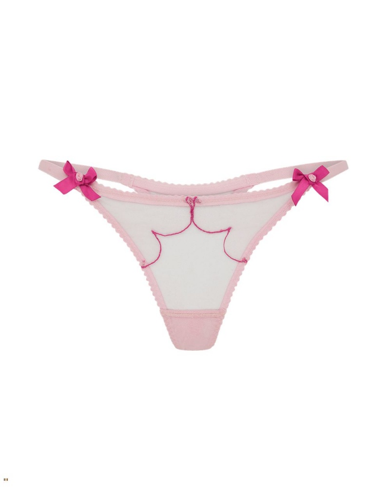 Agent Provocateur Lorna Women\'s Thong Pink | IOEZJDP-49