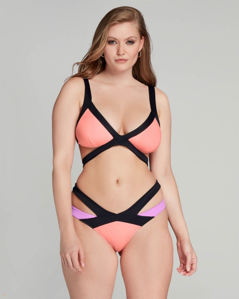 Agent Provocateur Mazzy Women's Bikini Top Multicolor | BQAXHWT-07