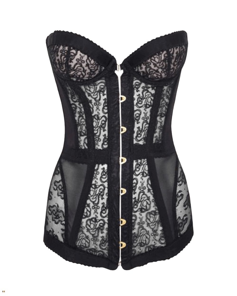 Agent Provocateur Mercy Women\'s Corset Black | XQVIORU-96