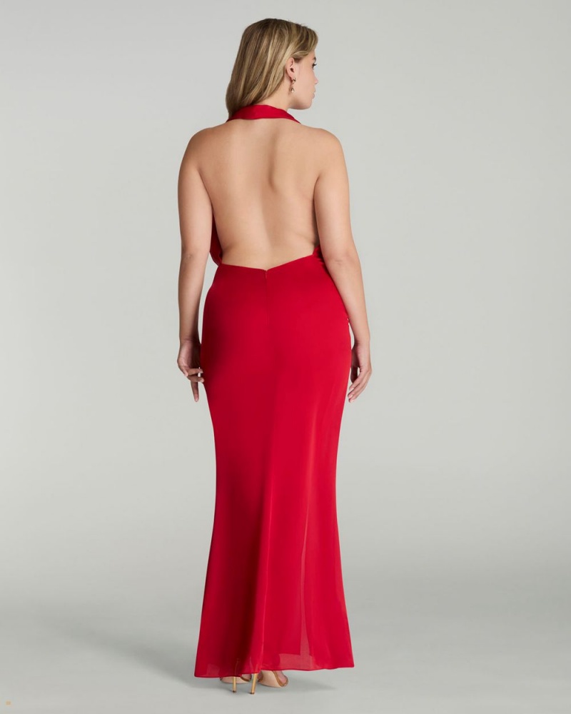 Agent Provocateur Meriah Maxi Women's Dresses Red | APVNQET-83