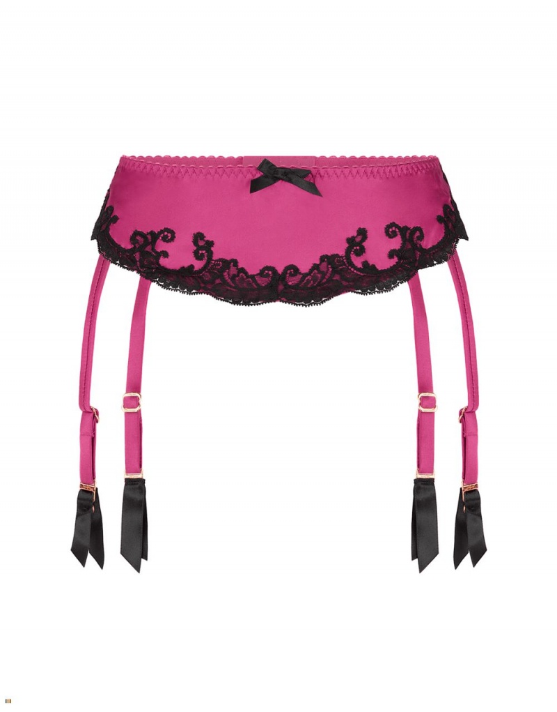 Agent Provocateur Molly Women\'s Suspenders Pink | KURBNJA-90