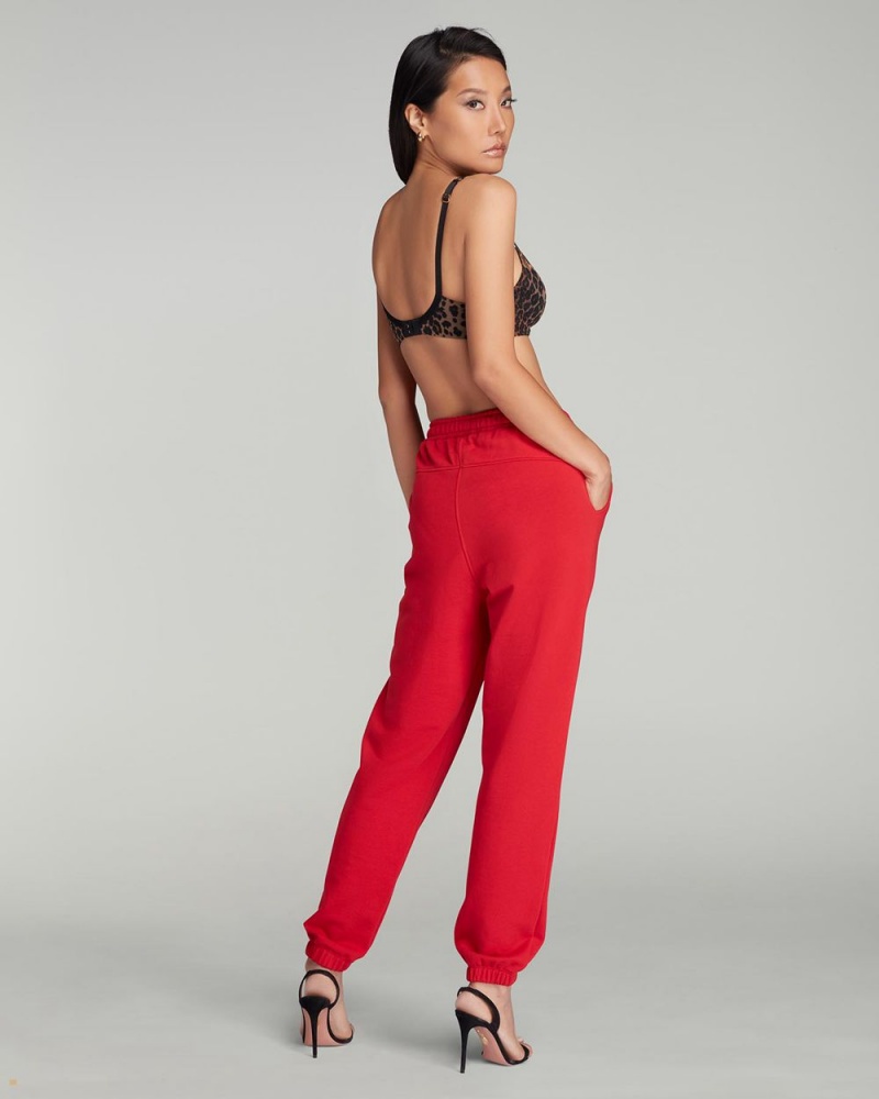 Agent Provocateur Rayley Jogger Women's Pants Red | MROAEQG-41