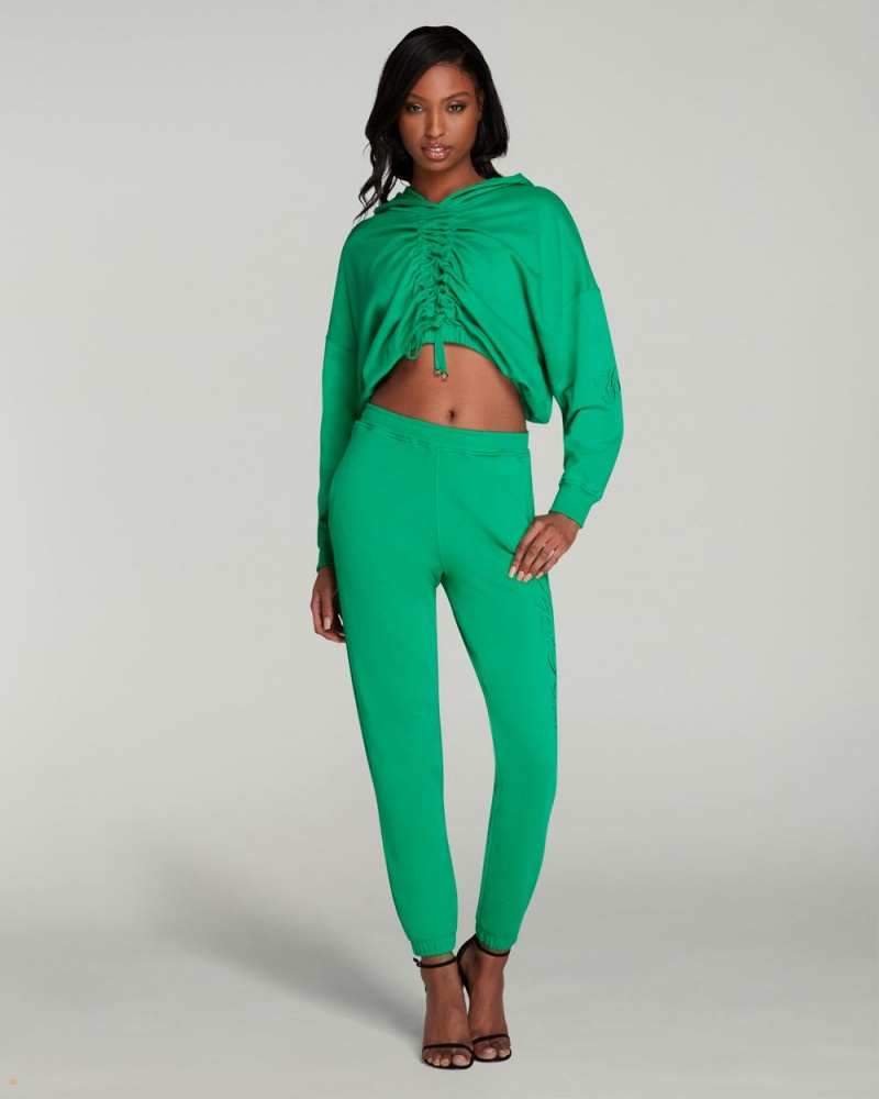 Agent Provocateur Rayley Women's Hoodie Green | PWKOQEJ-86