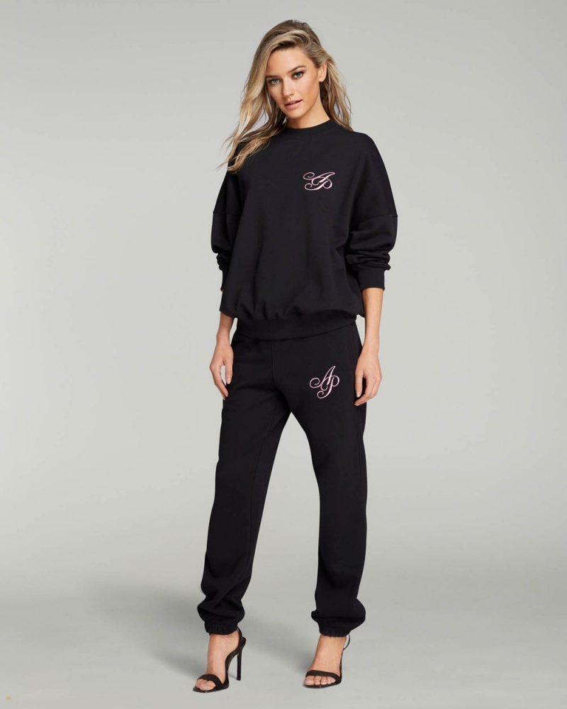 Agent Provocateur Rayley Women's Sweatshirts Black | MAEJSGQ-23