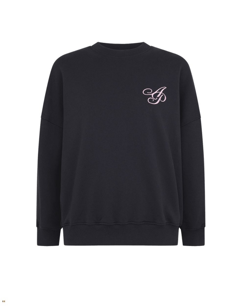 Agent Provocateur Rayley Women\'s Sweatshirts Black | MAEJSGQ-23